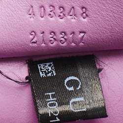 Gucci Pink Suede Medium Patched Embellished Dionysus Shoulder Bag