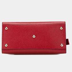 Gucci Red Medium Dollar Calf Soho Top Handle Convertible Tote