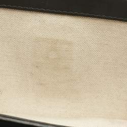 Pre Owned Gucci Black Leather Bow Pearl Embellished Shoulder Bag