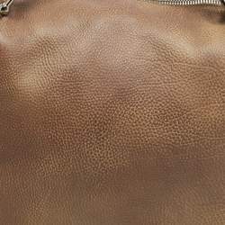 مملوكة مسبقًا Gucci Brown Leather Large Bamboo Bar Shoulder Bag