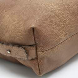 مملوكة مسبقًا Gucci Brown Leather Large Bamboo Bar Shoulder Bag