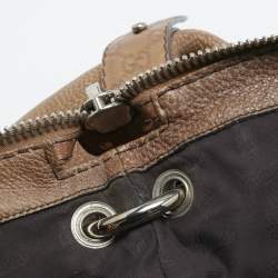 مملوكة مسبقًا Gucci Brown Leather Large Bamboo Bar Shoulder Bag