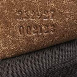مملوكة مسبقًا Gucci Brown Leather Large Bamboo Bar Shoulder Bag