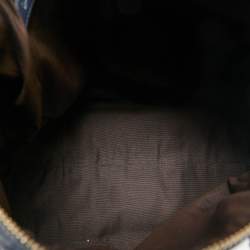 مملوكة مسبقًا Gucci Navy Blue Guccissima Leather Medium Joy Boston Bag