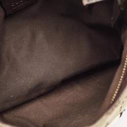 Gucci Brown/Beige GG Canvas and Leather Hasler Messenger Bag