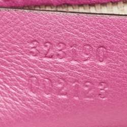 Gucci Fuchsia Patent Leather Soho Flap Shoulder Bag