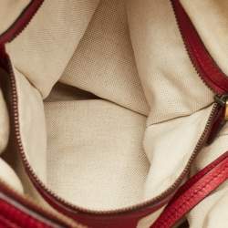 Gucci Red Leather Miss GG Hobo