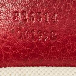 Gucci Red Leather Miss GG Hobo