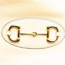 Gucci Beige Medium Leather Horsebit 1955 Tote