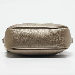 Gucci Metallic Leather Soho Disco Camera Crossbody Bag