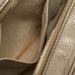 Gucci Metallic Leather Soho Disco Camera Crossbody Bag
