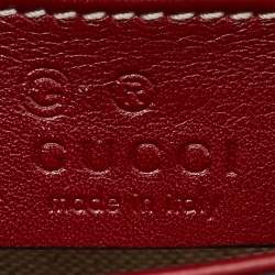 Gucci Red Microguccissima Leather Mini Emily Chain Crossbody Bag