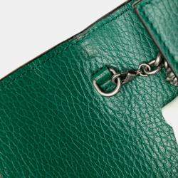 Gucci Green Mini Leather Dionysus Wallet on Chain
