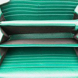 Gucci Green Mini Leather Dionysus Wallet on Chain