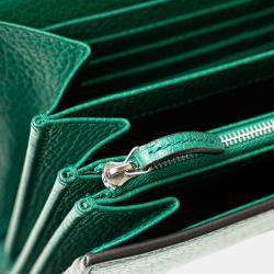 Gucci Green Mini Leather Dionysus Wallet on Chain
