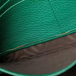 Gucci Green Mini Leather Dionysus Wallet on Chain