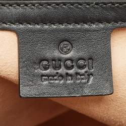 Gucci Tri Color GG Supreme Canvas and Leather Osiride Small Top Handle Bag