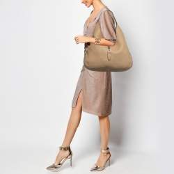  Gucci Beige Soft Leather Large Jackie Hobo