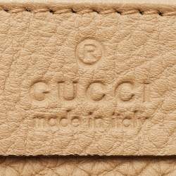  Gucci Beige Soft Leather Large Jackie Hobo