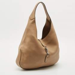  Gucci Beige Soft Leather Large Jackie Hobo