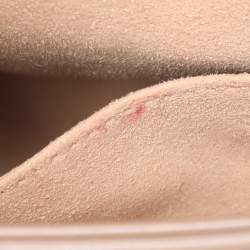 Gucci Beige Matelasse Leather Mini GG Marmont Top Handle Bag