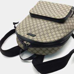 Gucci Beige PVC Backpack
