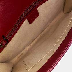 Gucci Black Leather Marmont Clutch