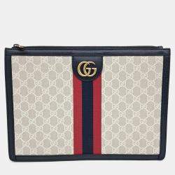 Gucci Multicolor PVC Ophidia Portfolio Case