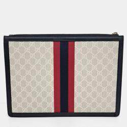 Gucci Multicolor PVC Ophidia Portfolio Case