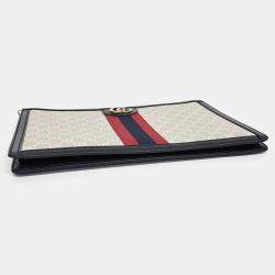 Gucci Multicolor PVC Ophidia Portfolio Case
