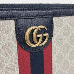 Gucci Multicolor PVC Ophidia Portfolio Case