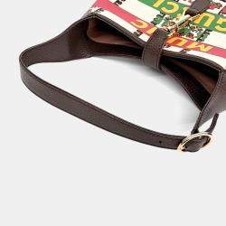 Gucci Multicolor Canvas and Leather Jackie 1961 Small Hobo Bag