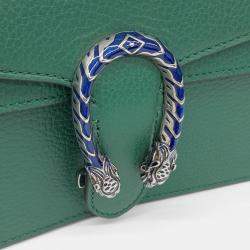 Gucci Green Leather Dionysus Chain Shoulder Bag