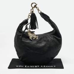 Gucci Black Leather Sienna Hobo