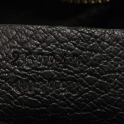 Gucci Black Leather Sienna Hobo