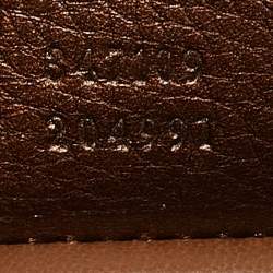 Gucci Bronze Python Nouveau Fringe Clutch