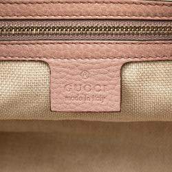 Gucci Pink Medium Leather Soho Chain Tote