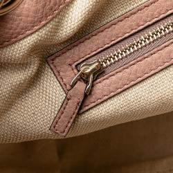 Gucci Pink Medium Leather Soho Chain Tote