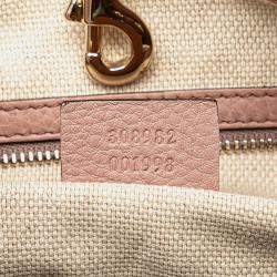 Gucci Pink Medium Leather Soho Chain Tote