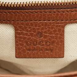 Gucci Blue/Brown GG Denim and Leather Jackie 1961 Shoulder Bag