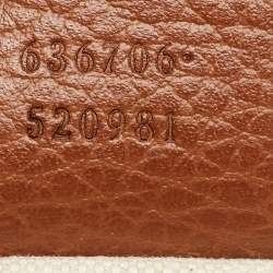Gucci Blue/Brown GG Denim and Leather Jackie 1961 Shoulder Bag