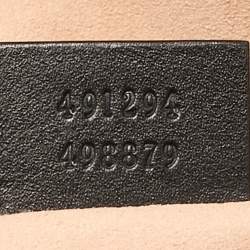 Gucci Black Matelassé Leather GG Marmont Belt Bag