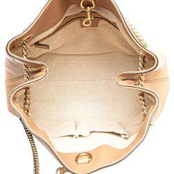 Gucci Beige Medium Leather Soho Chain Tote