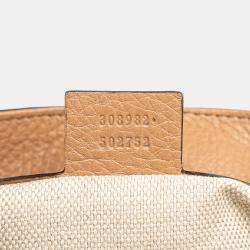 Gucci Beige Medium Leather Soho Chain Tote