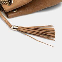 Gucci Beige Medium Leather Soho Chain Tote