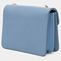 Gucci Blue Small Dollar Calfskin Interlocking G Crossbody