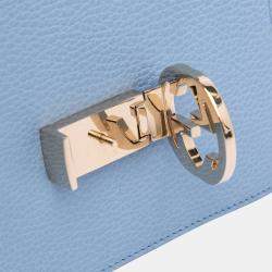 Gucci Blue Small Dollar Calfskin Interlocking G Crossbody