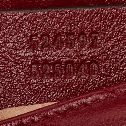 Gucci Red Matelasse Leather GG Marmont 2.0 Multi Belt Bag