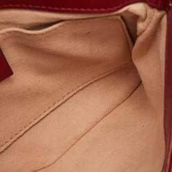 Gucci Red Matelasse Leather GG Marmont 2.0 Multi Belt Bag