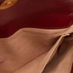 Gucci Red Matelasse Leather GG Marmont 2.0 Multi Belt Bag